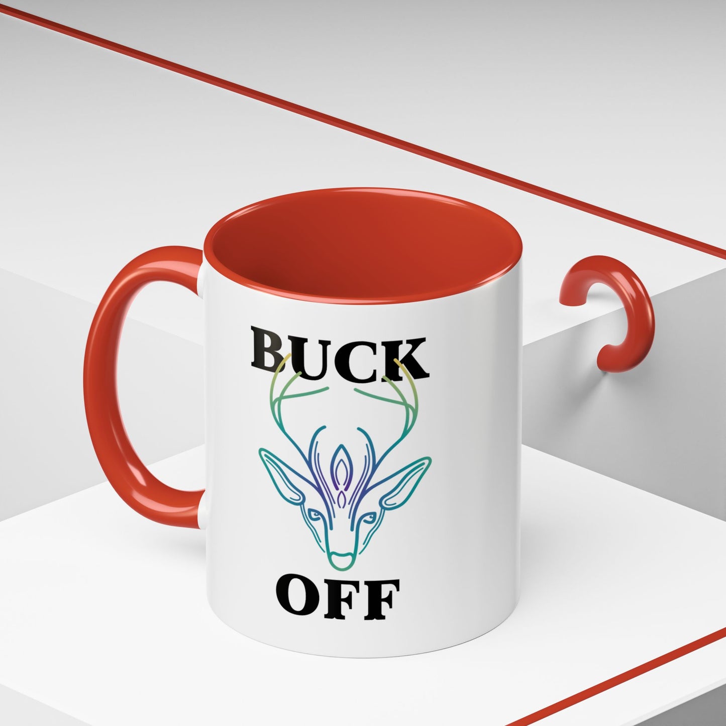 Mug - Buck Off Deer Cute Fall Coffee Mug Autumn Sarcastic Office Mug Gift Idea 11oz 15oz