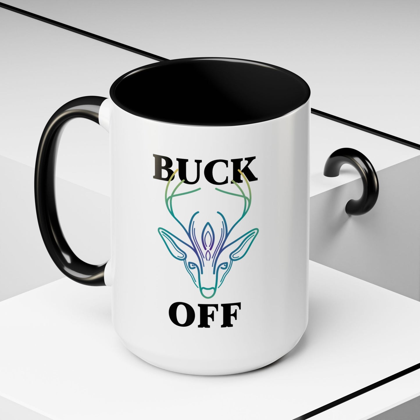 Mug - Buck Off Deer Cute Fall Coffee Mug Autumn Sarcastic Office Mug Gift Idea 11oz 15oz