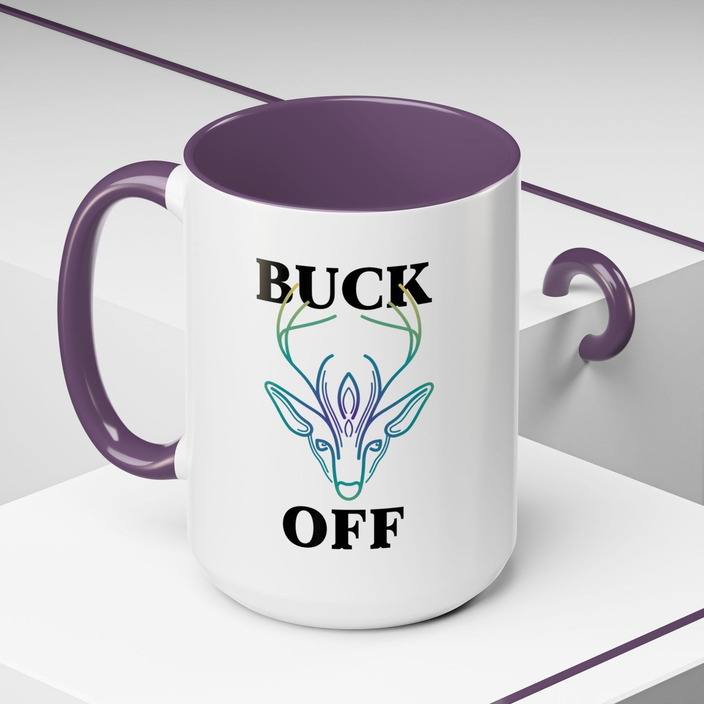 Mug - Buck Off Deer Cute Fall Coffee Mug Autumn Sarcastic Office Mug Gift Idea 11oz 15oz