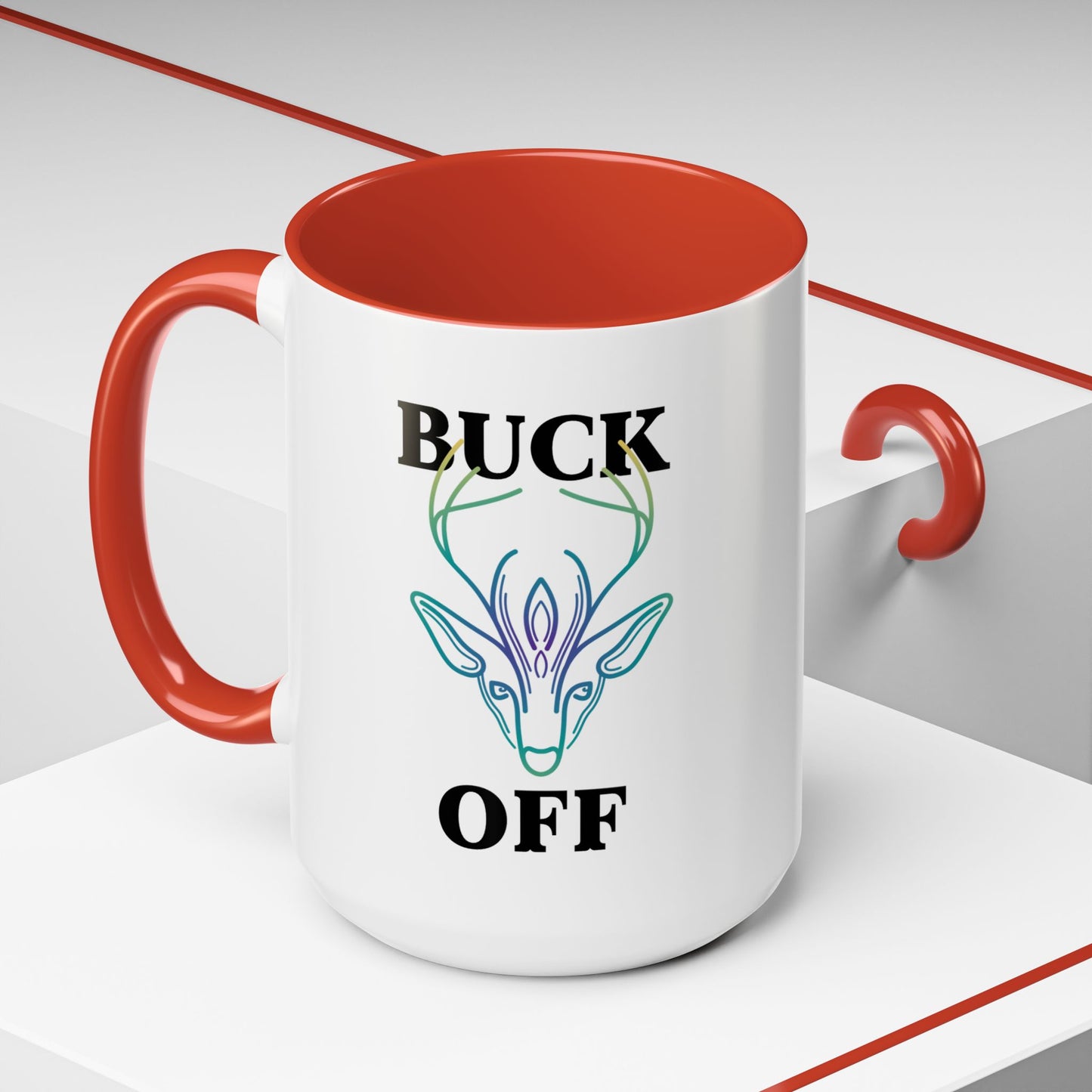 Mug - Buck Off Deer Cute Fall Coffee Mug Autumn Sarcastic Office Mug Gift Idea 11oz 15oz