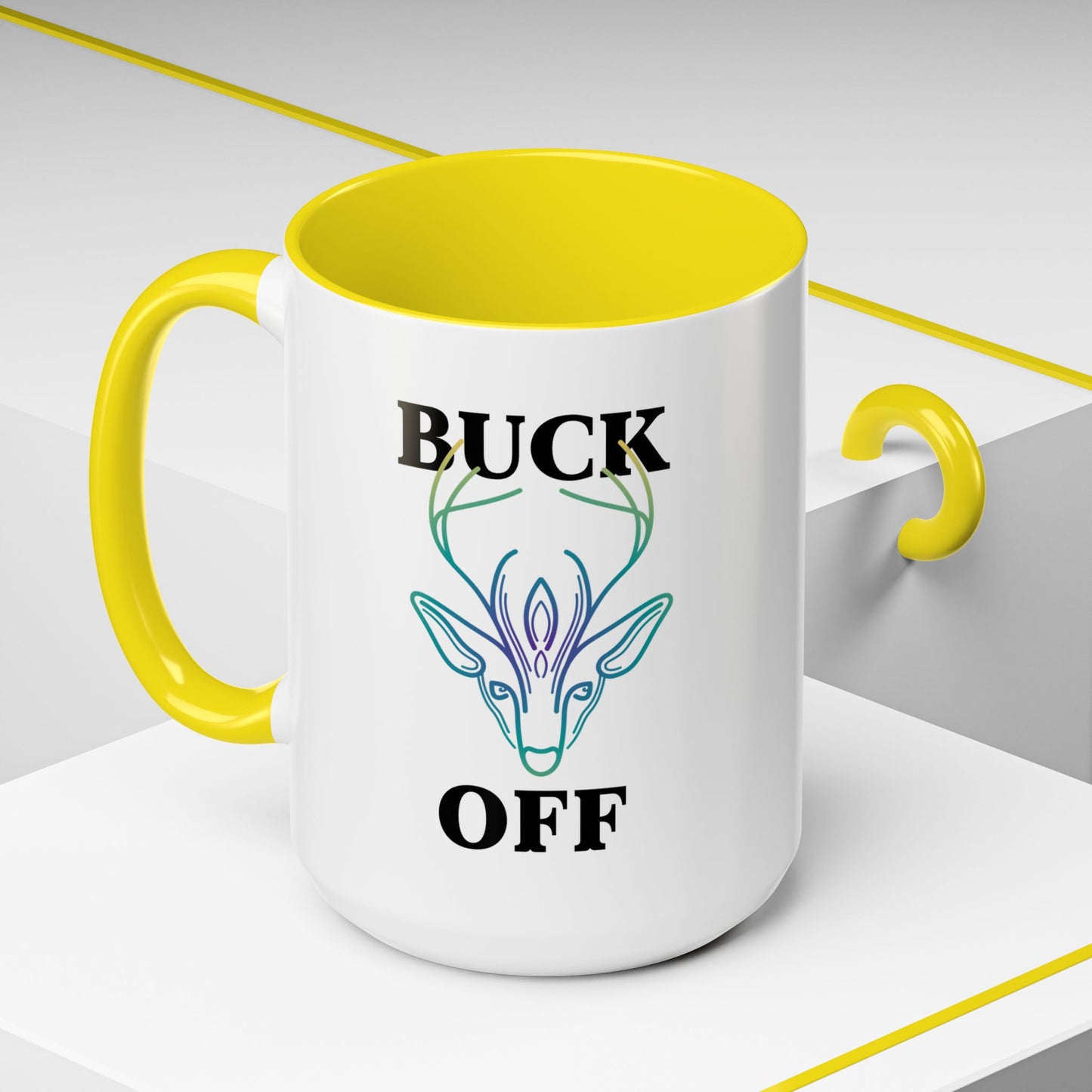 Mug - Buck Off Deer Cute Fall Coffee Mug Autumn Sarcastic Office Mug Gift Idea 11oz 15oz