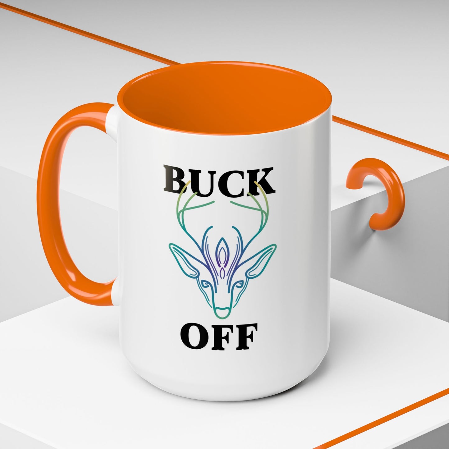 Mug - Buck Off Deer Cute Fall Coffee Mug Autumn Sarcastic Office Mug Gift Idea 11oz 15oz